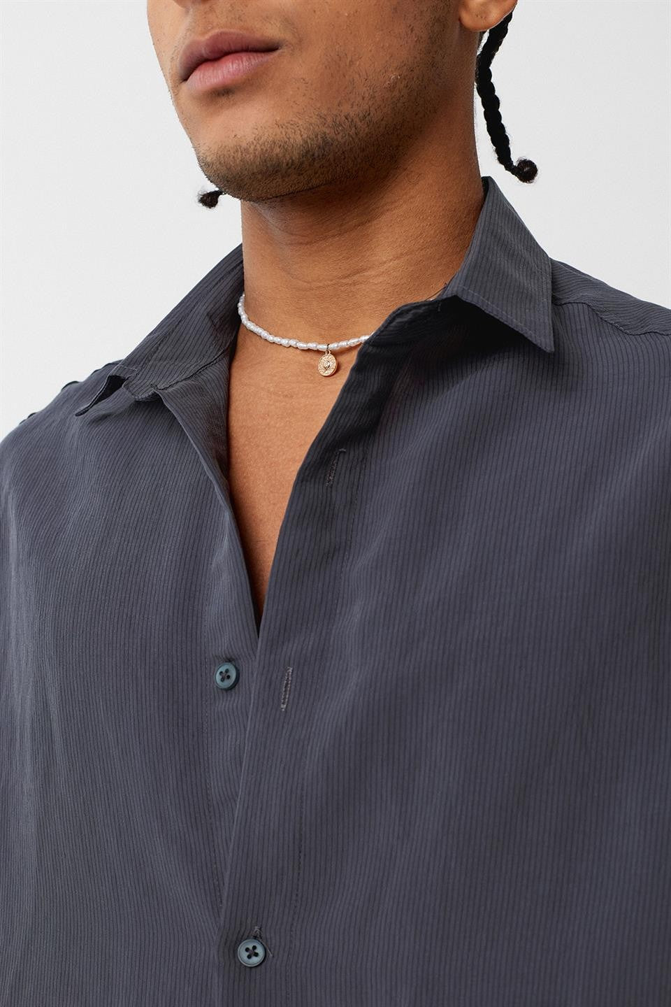 Basic OVersize Uzun Kol Gömlek