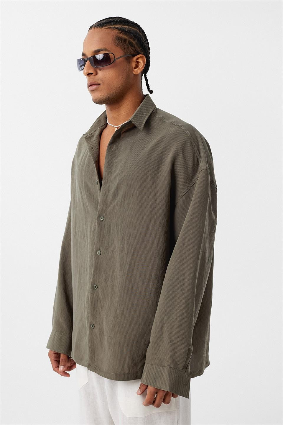 Basic OVersize Uzun Kol Gömlek