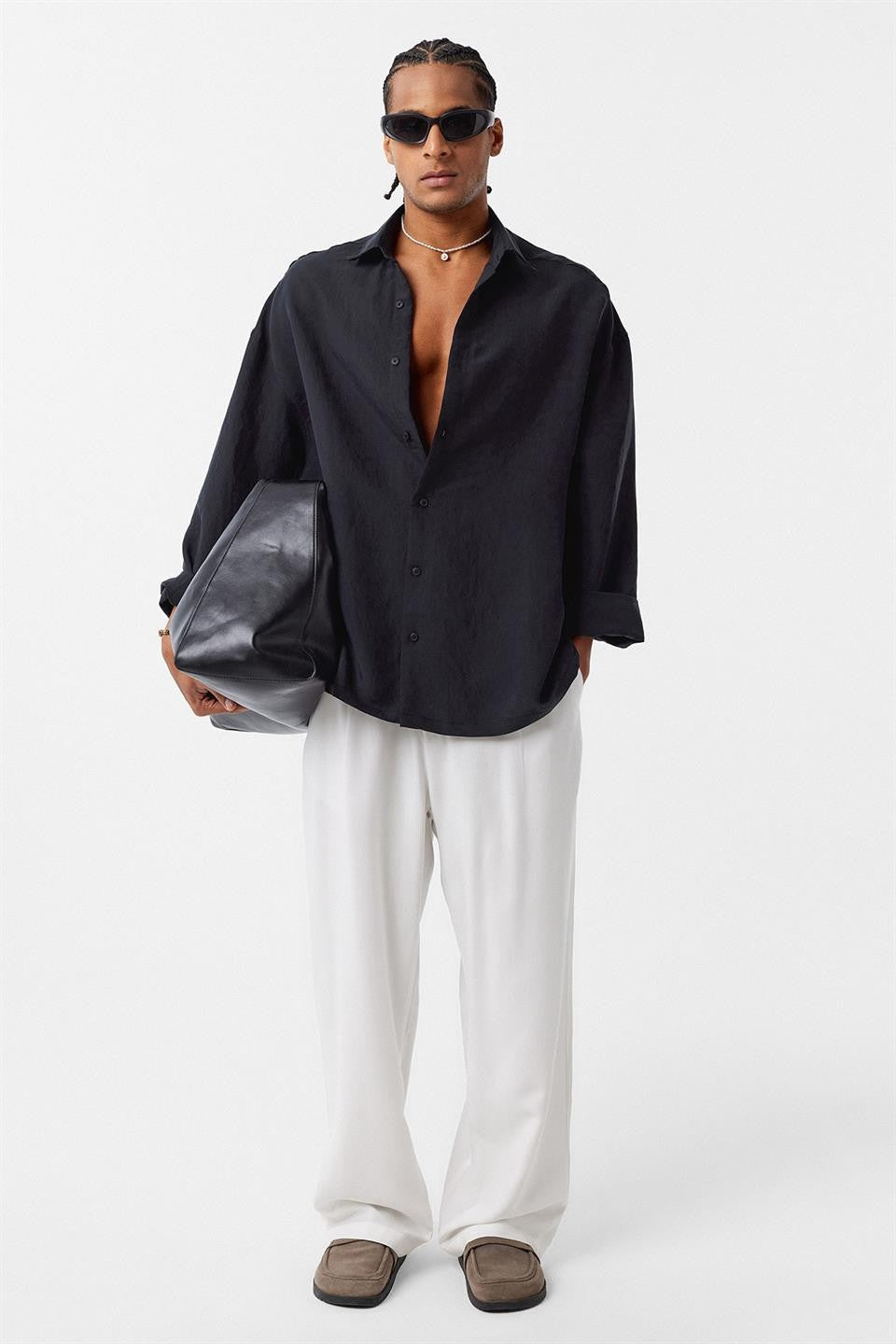 Basic OVersize Uzun Kol Gömlek