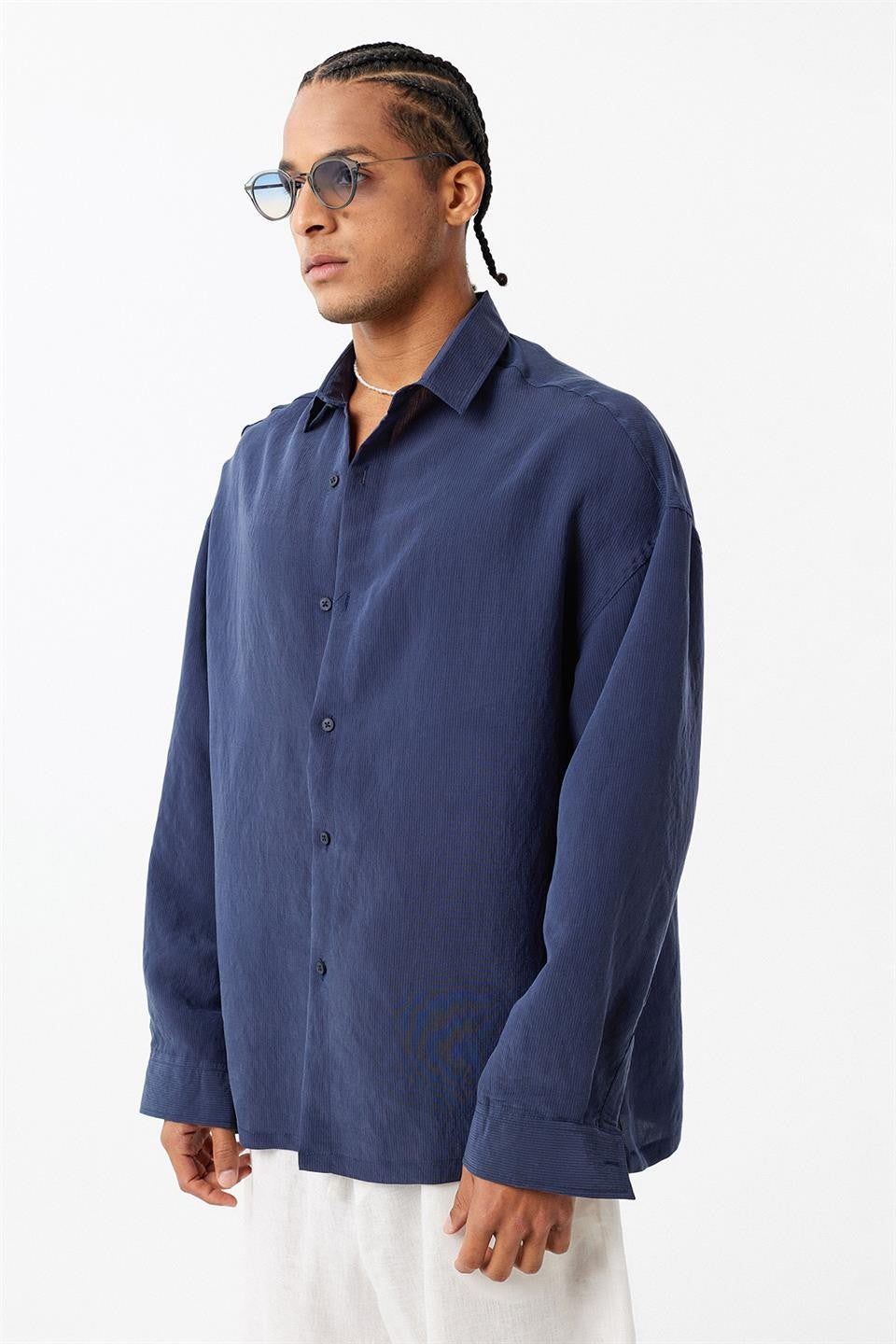 Basic OVersize Uzun Kol Gömlek
