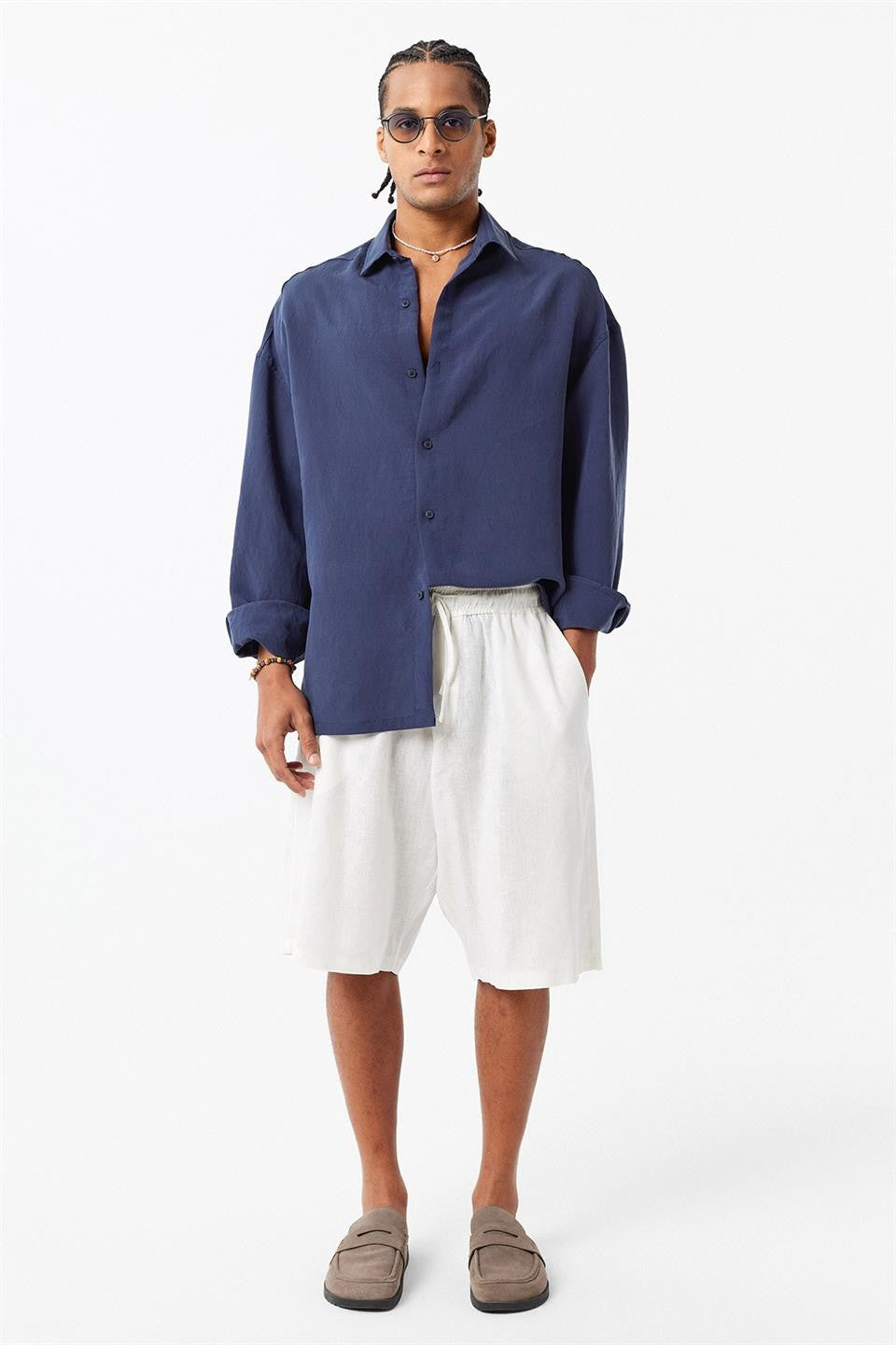 Basic OVersize Uzun Kol Gömlek