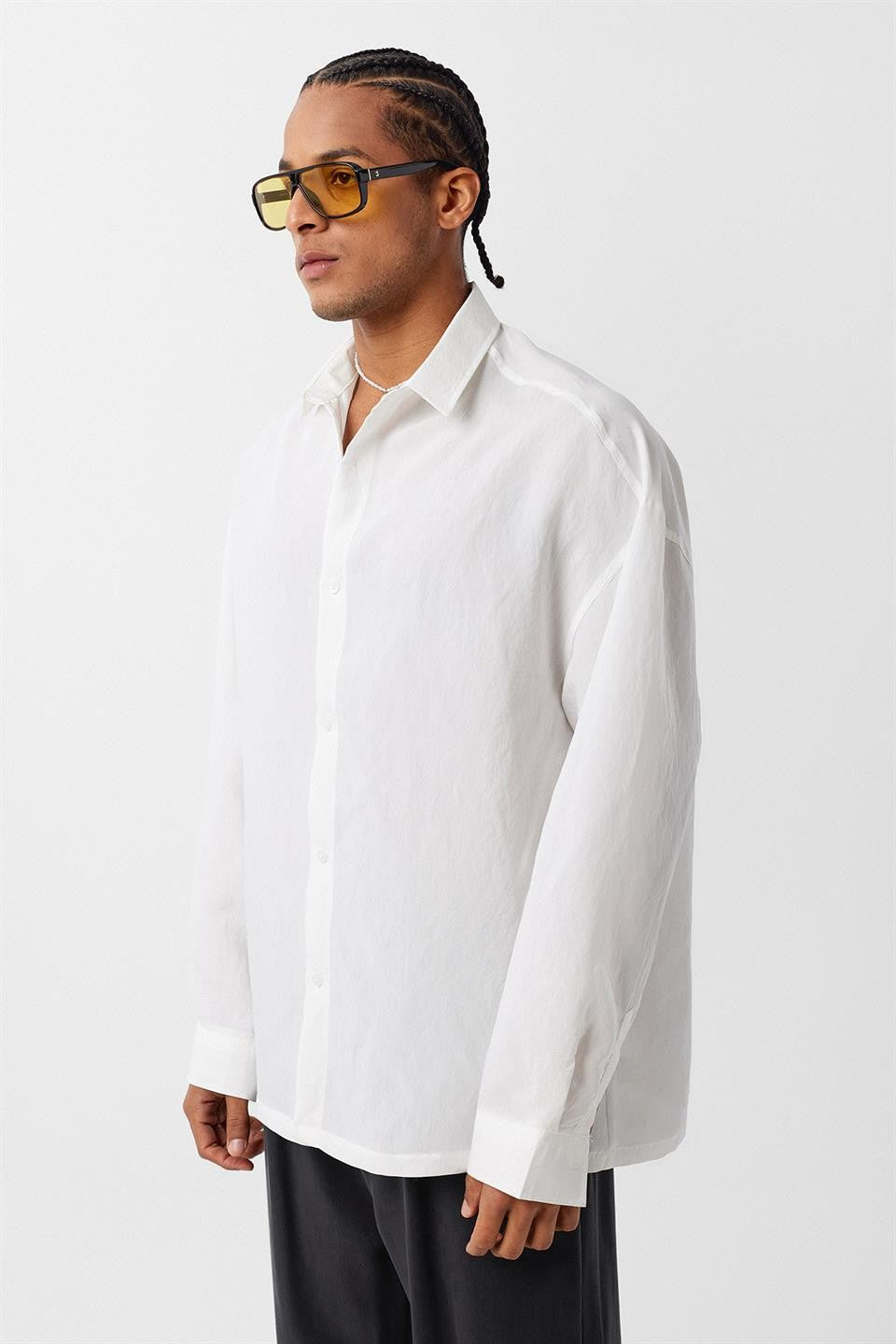 Basic OVersize Uzun Kol Gömlek