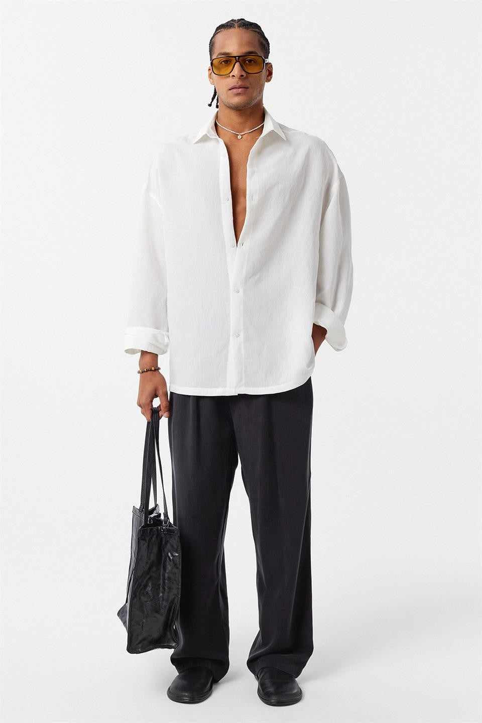 Basic OVersize Uzun Kol Gömlek