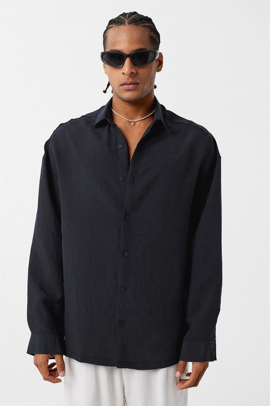 Basic OVersize Uzun Kol Gömlek