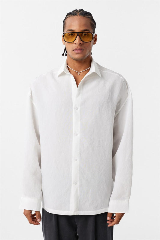 Basic OVersize Uzun Kol Gömlek