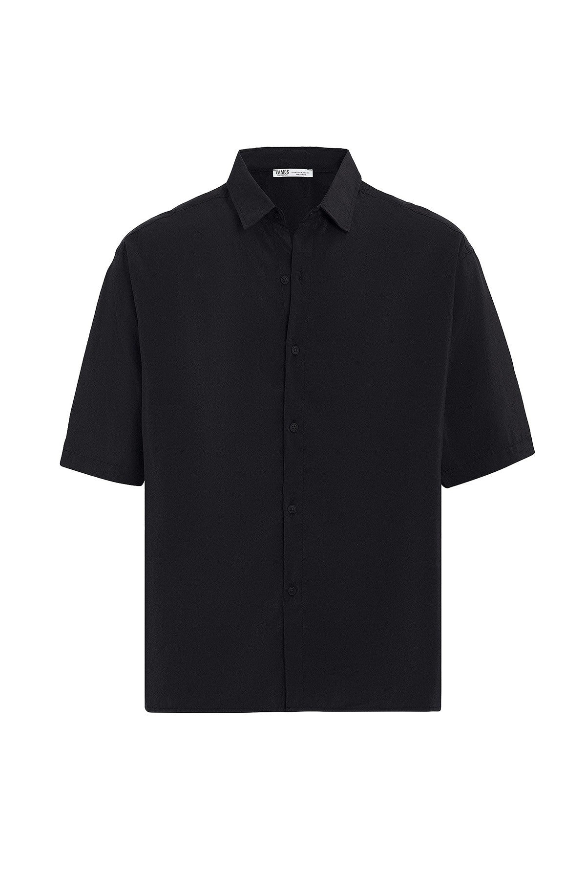 Basic Oversize Kısa Kollu Modal Gömlek