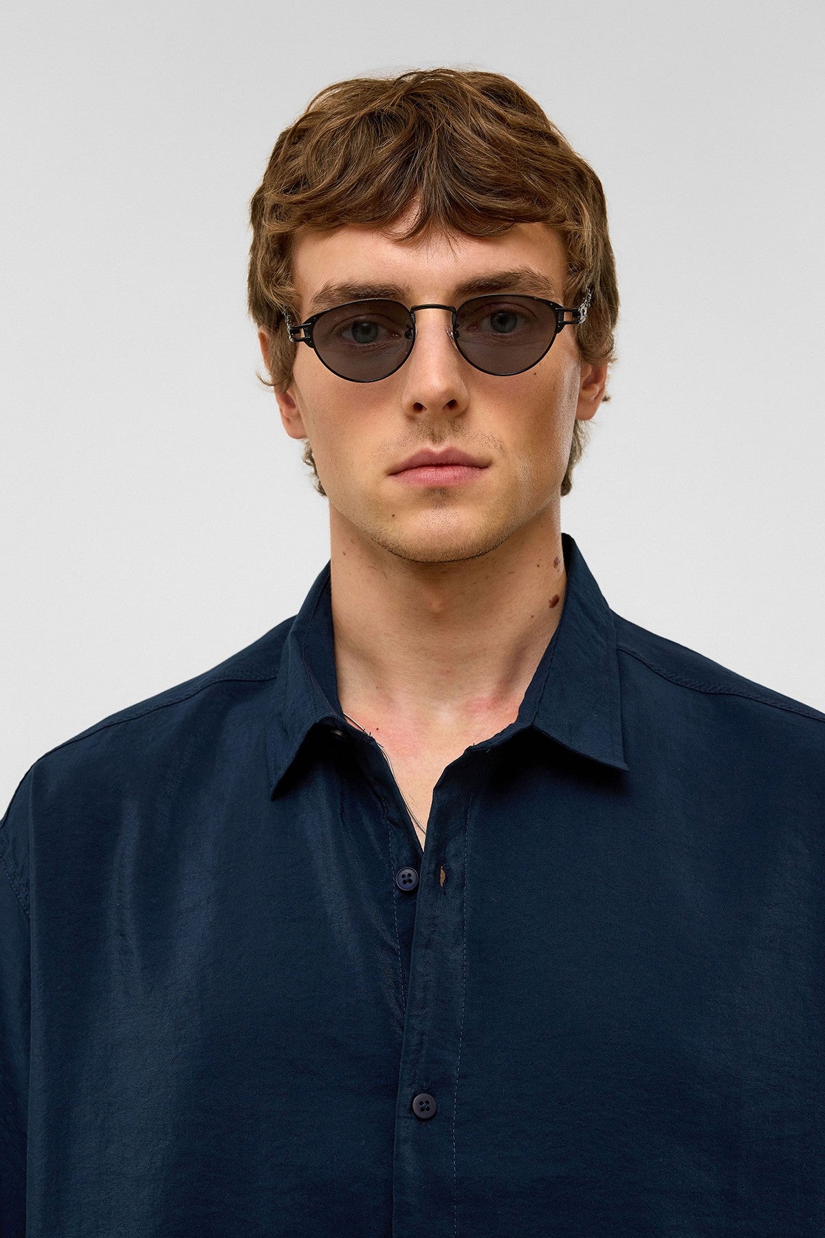 Basic Oversize Kısa Kollu Modal Gömlek