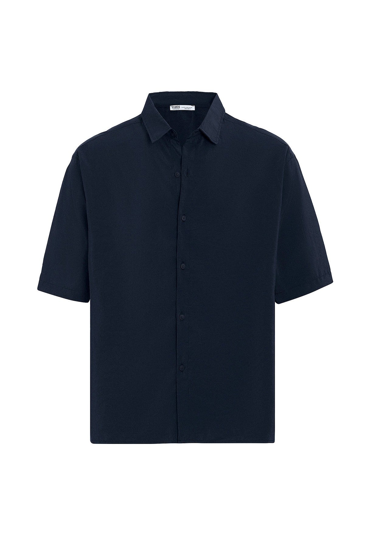 Basic Oversize Kısa Kollu Modal Gömlek