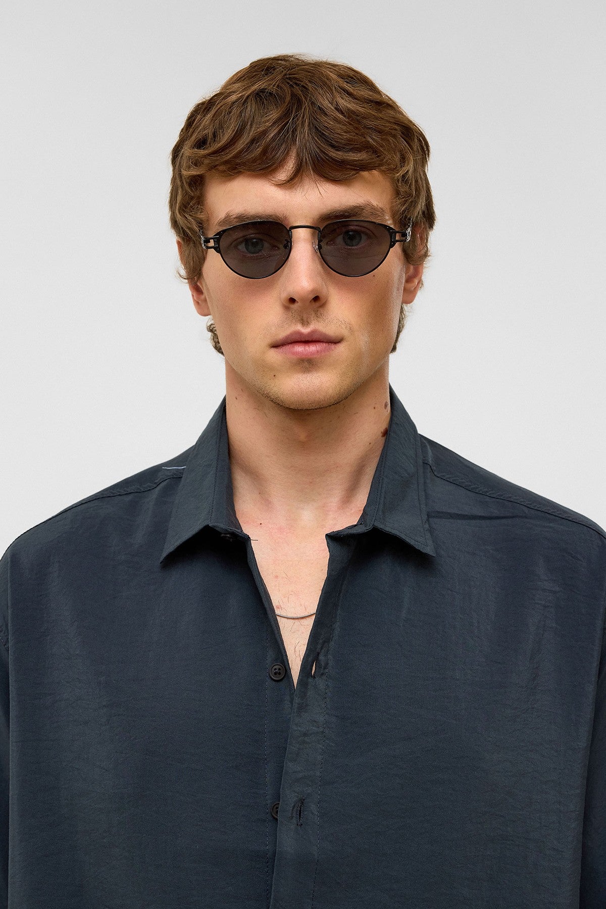 Basic Oversize Kısa Kollu Modal Gömlek