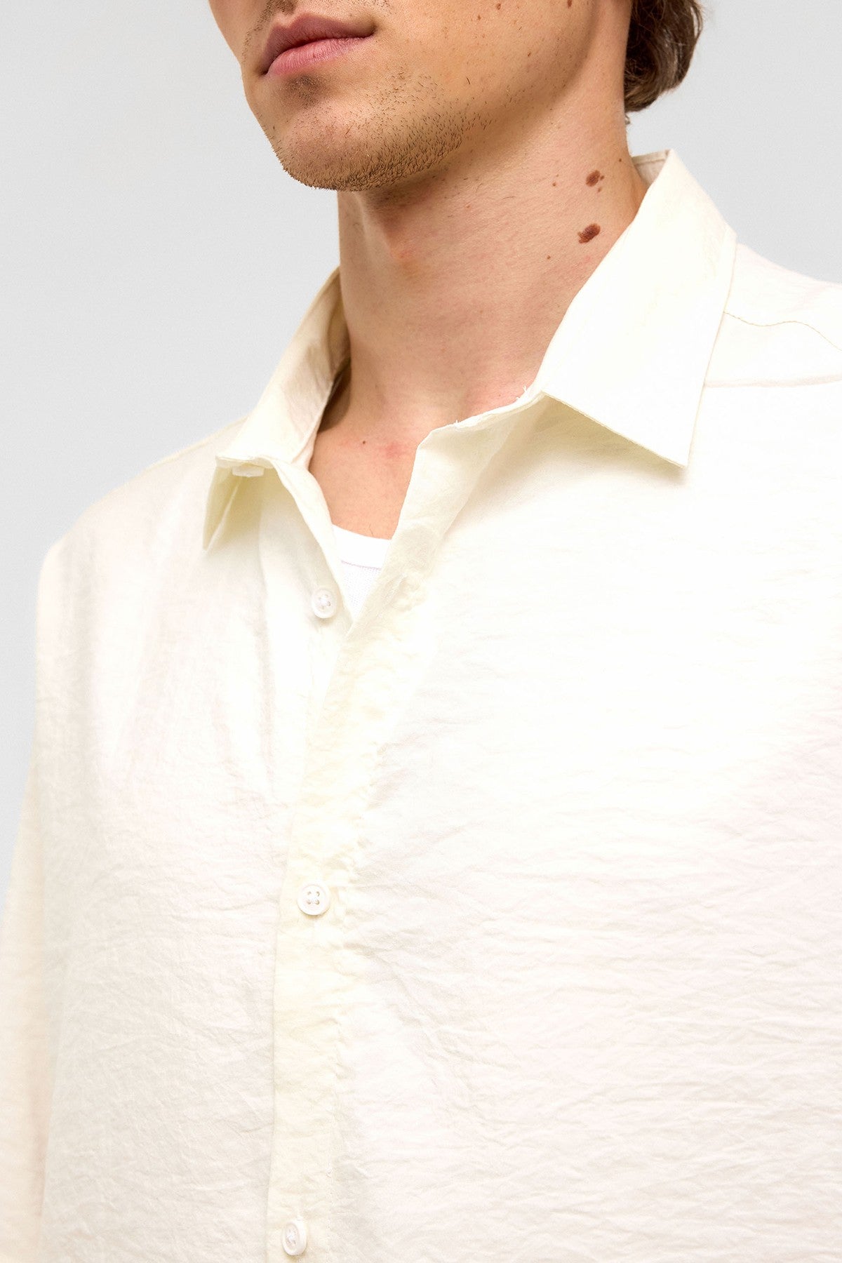 Basic Oversize Kısa Kollu Modal Gömlek