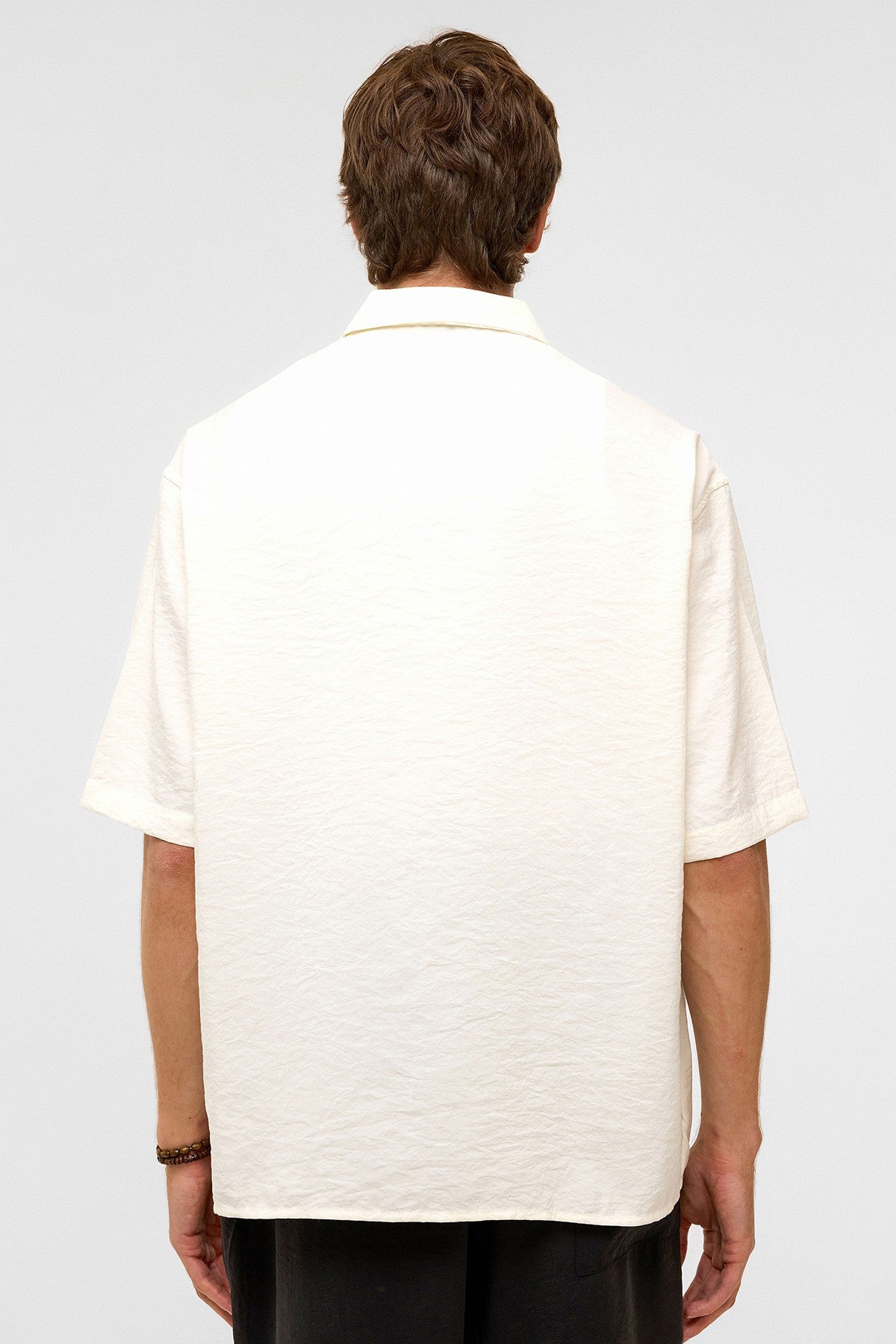 Basic Oversize Kısa Kollu Modal Gömlek