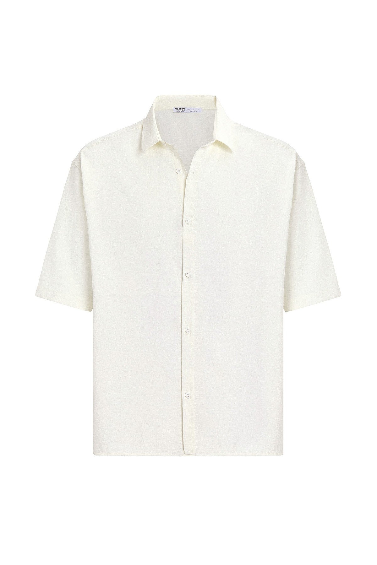 Basic Oversize Kısa Kollu Modal Gömlek