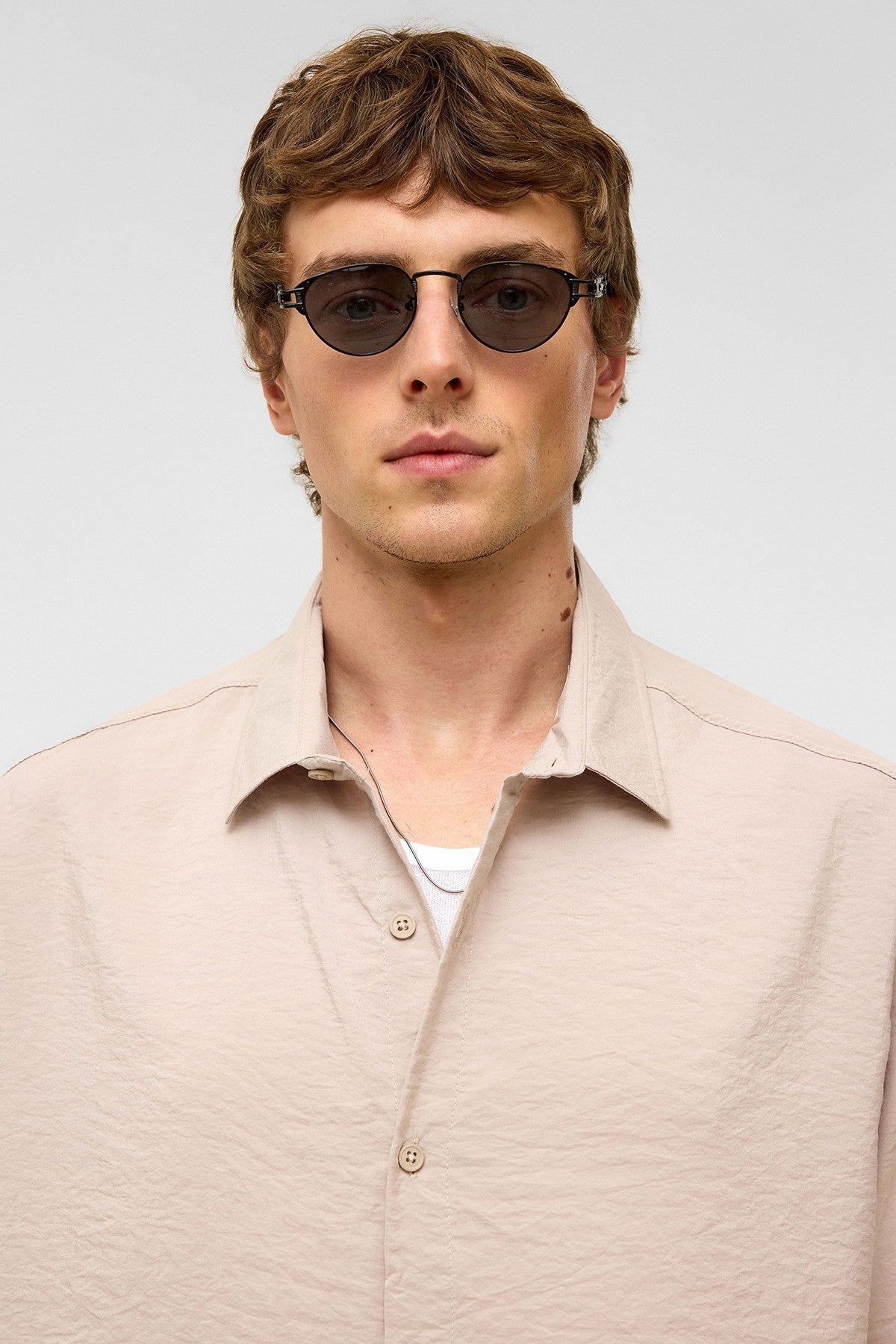Basic Oversize Kısa Kollu Modal Gömlek
