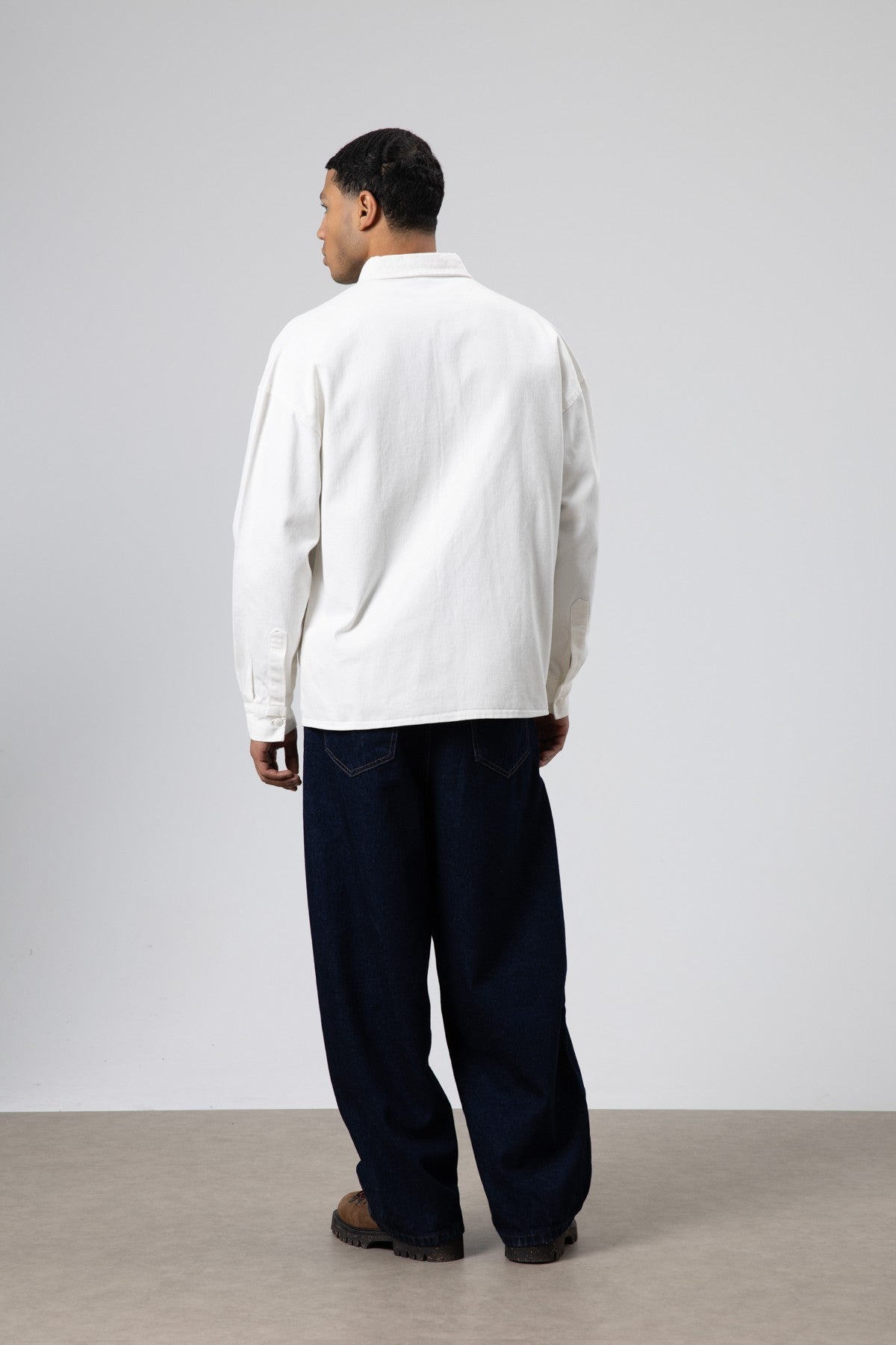 Oversize Gabardin Gömlek Ceket