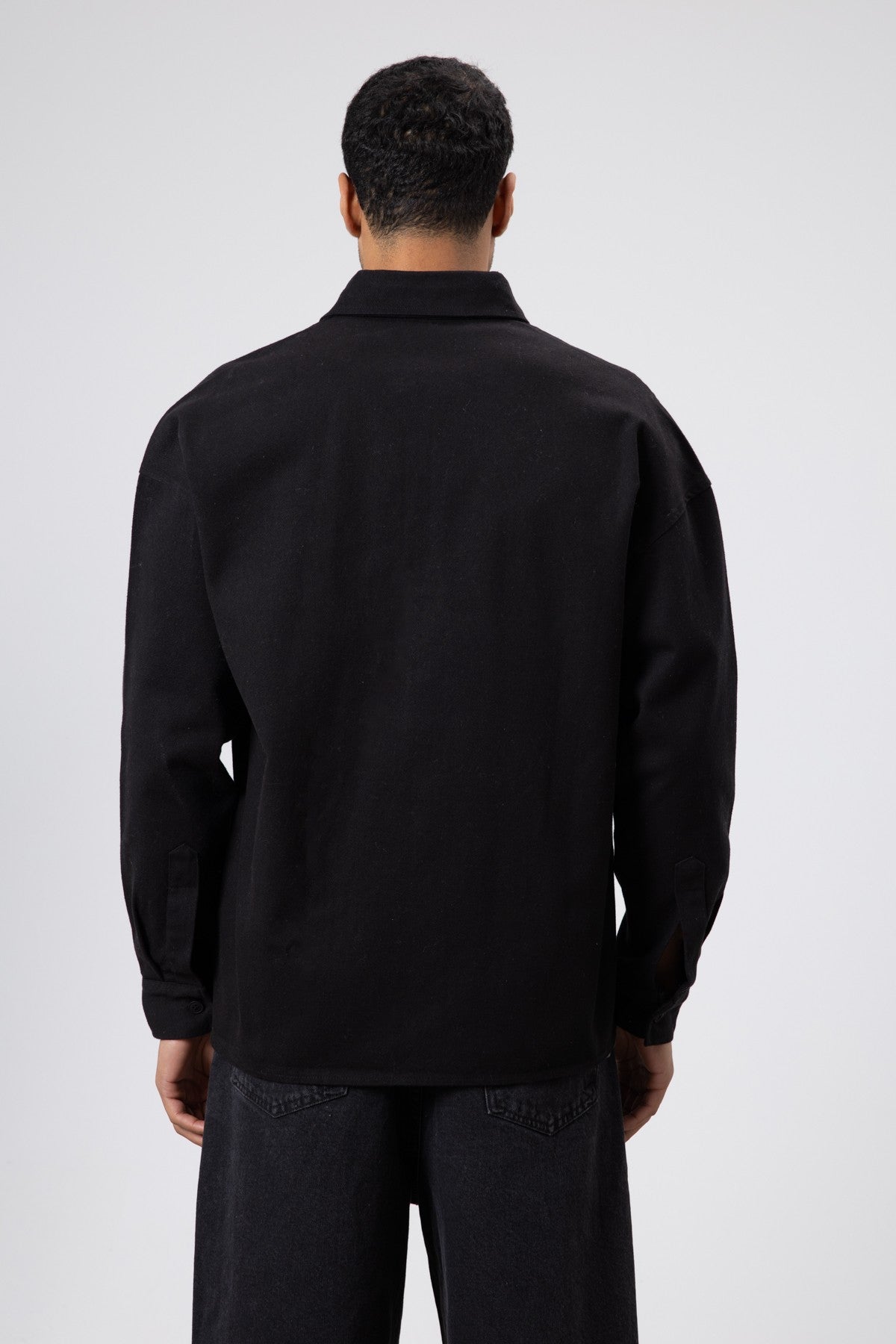 Oversize Gabardin Gömlek Ceket
