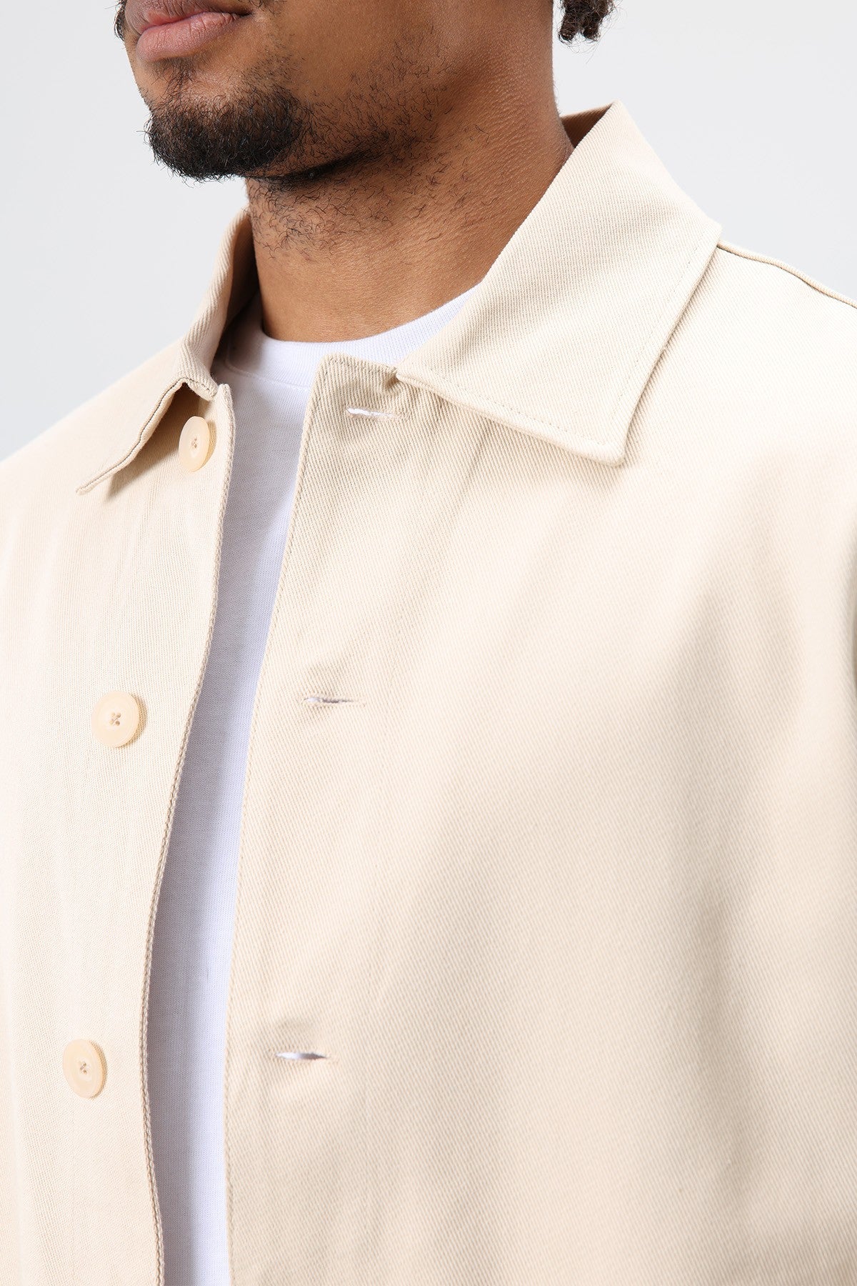 Boxy Fit Gabardin Ceket
