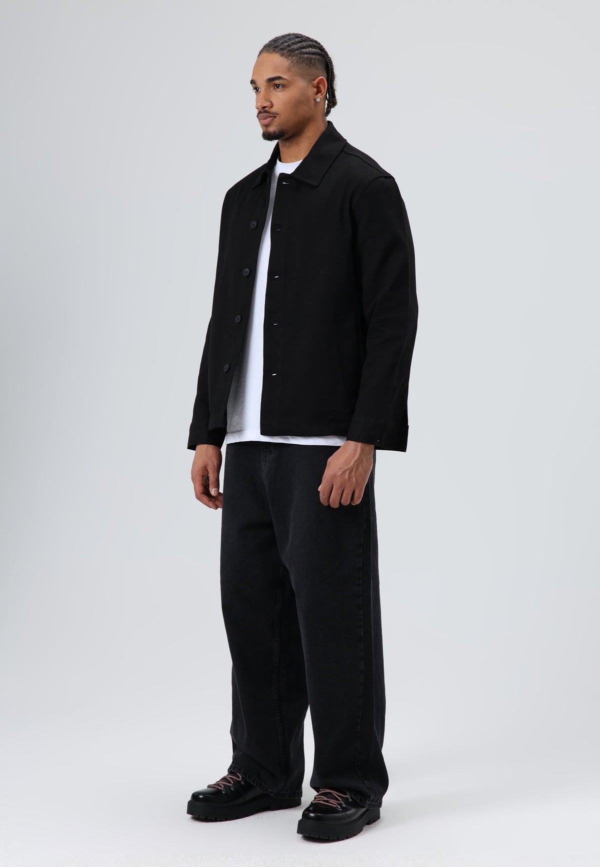 Boxy Fit Gabardin Ceket