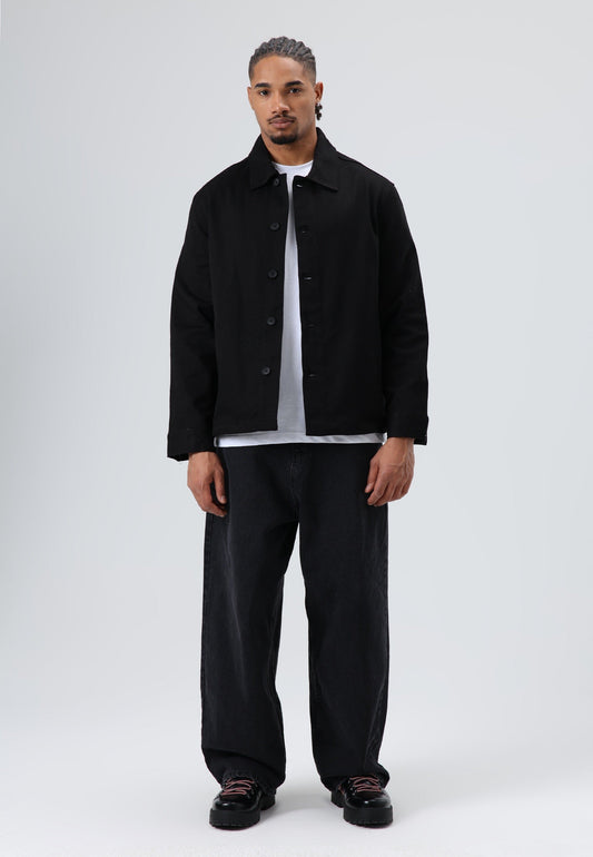 Boxy Fit Gabardin Ceket