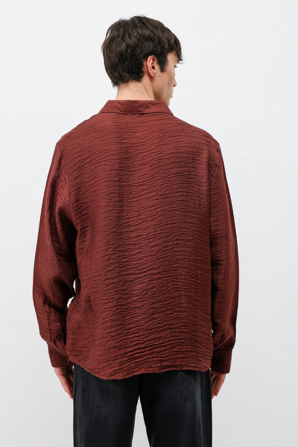 Dokulu Oversize Gömlek