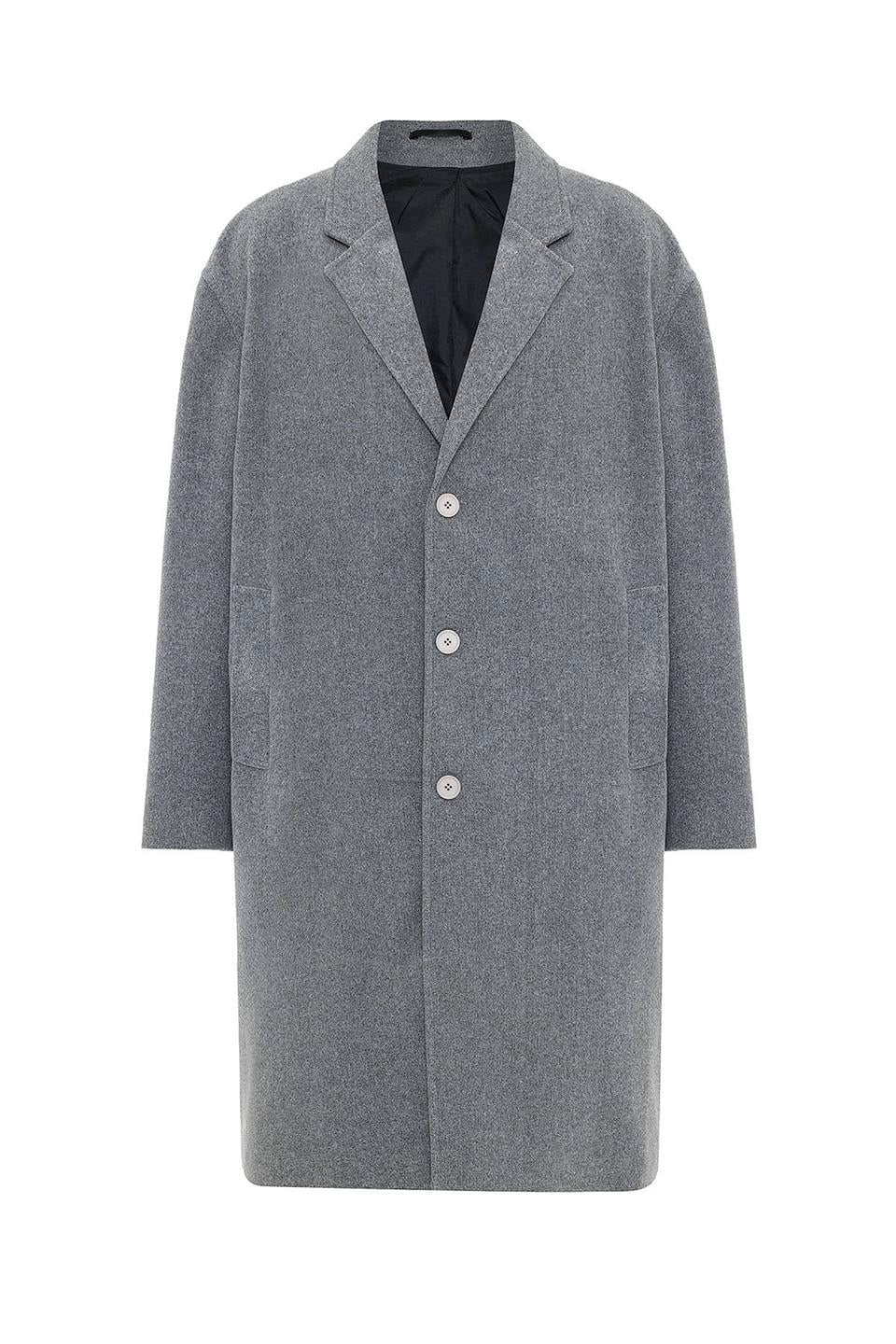 Oversize Uzun Kaşe Kaban