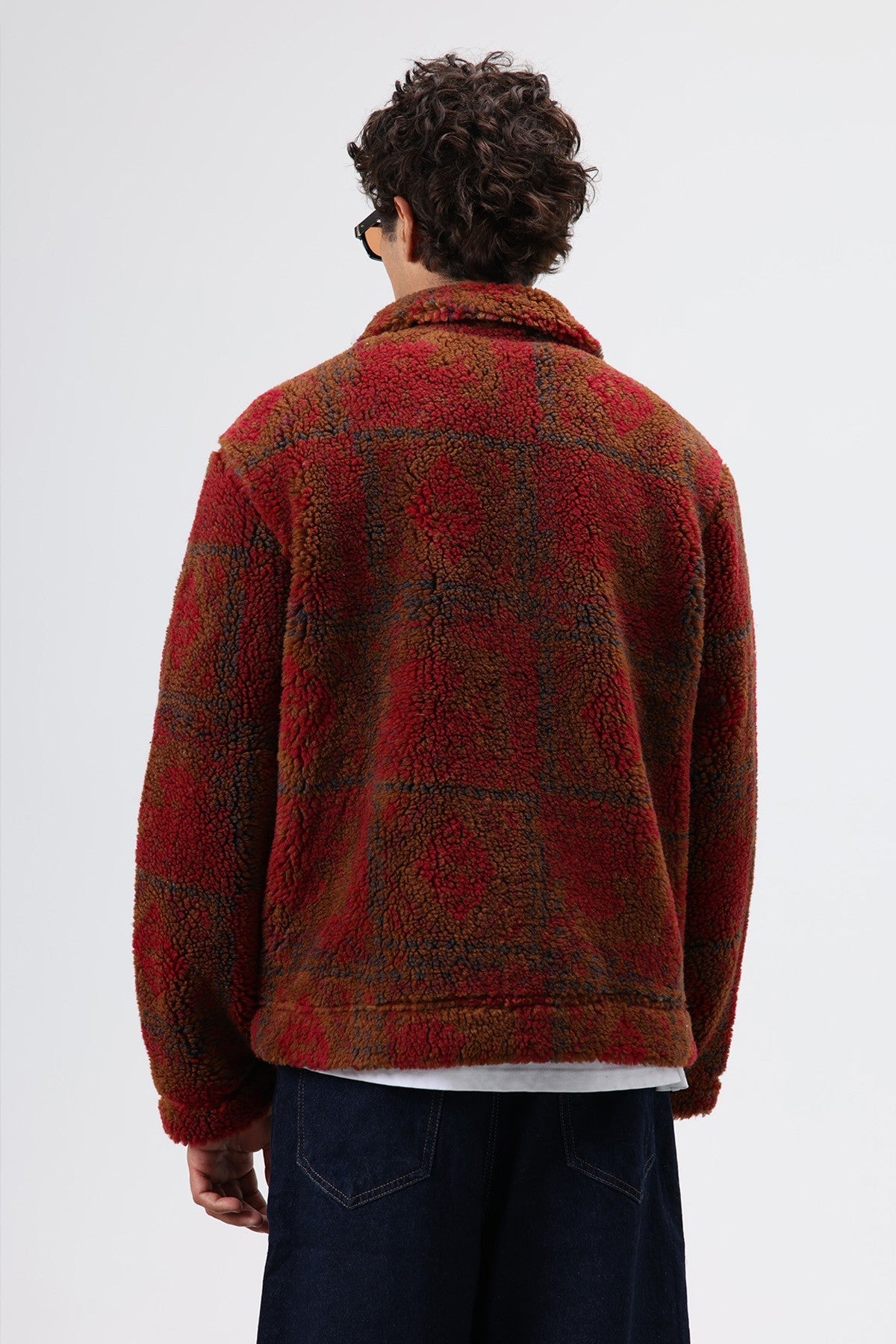 Oversize Peluş Mont
