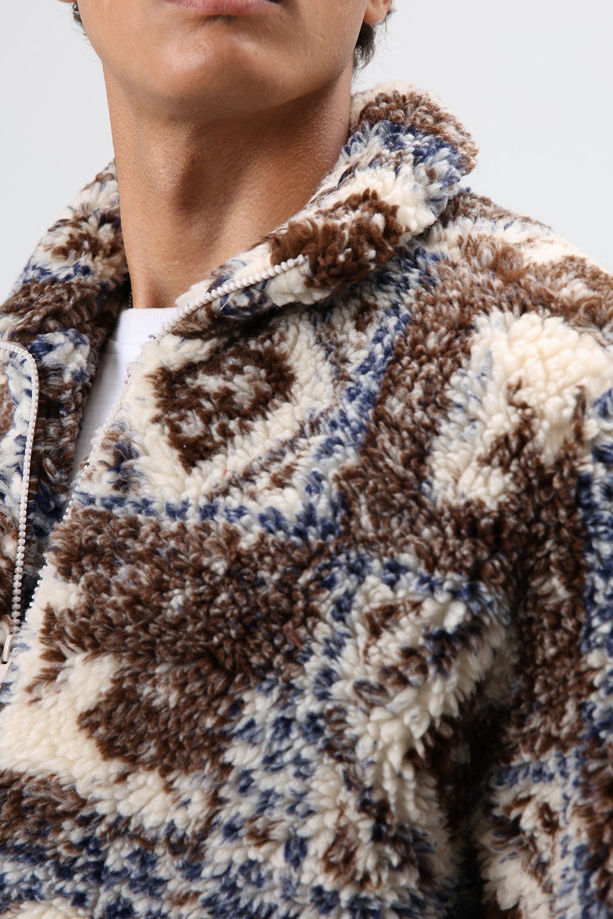 Oversize Peluş Mont