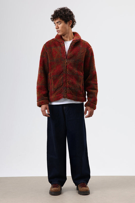 Oversize Peluş Mont