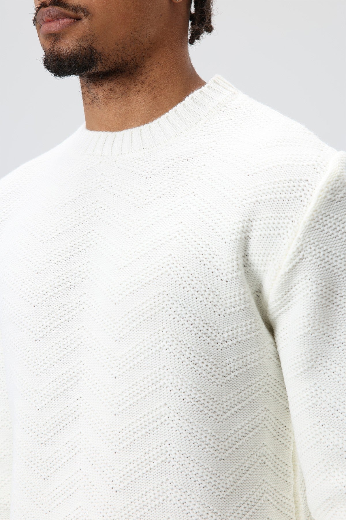Bisiklet Yaka Oversize Triko Kazak