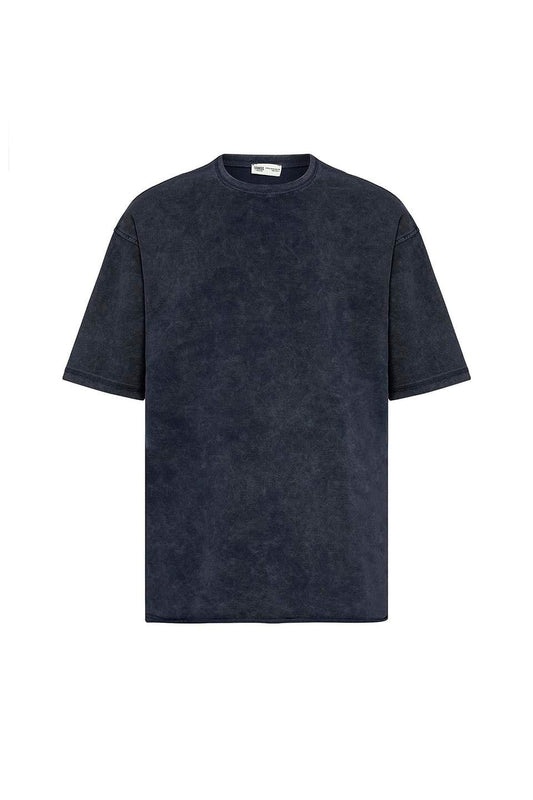 Yıkamalı Basic Oversize Tişört