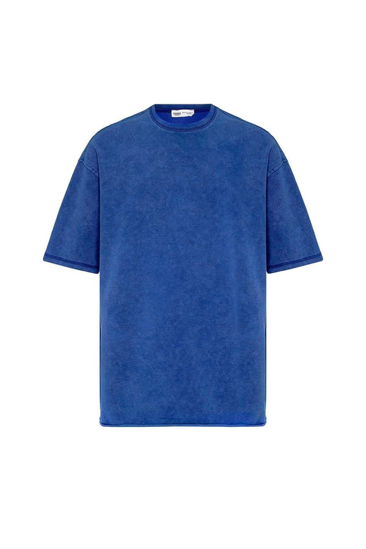 Yıkamalı Basic Oversize Tişört