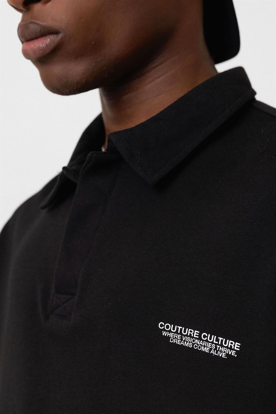 Polo Yaka Oversize Tişört