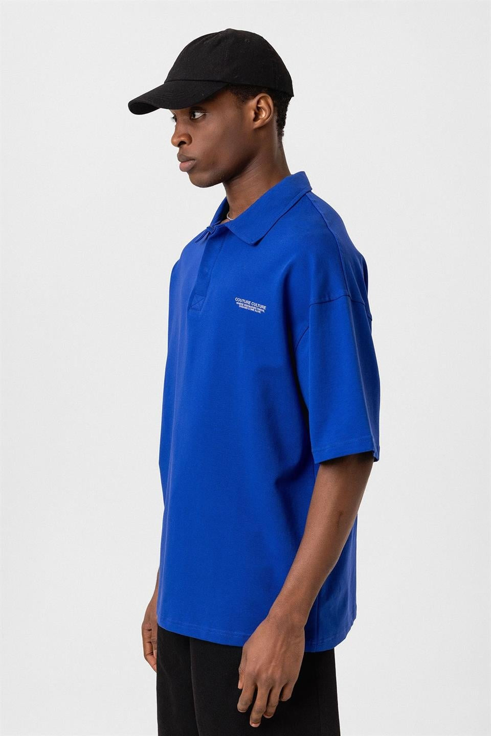 Polo Yaka Oversize Tişört
