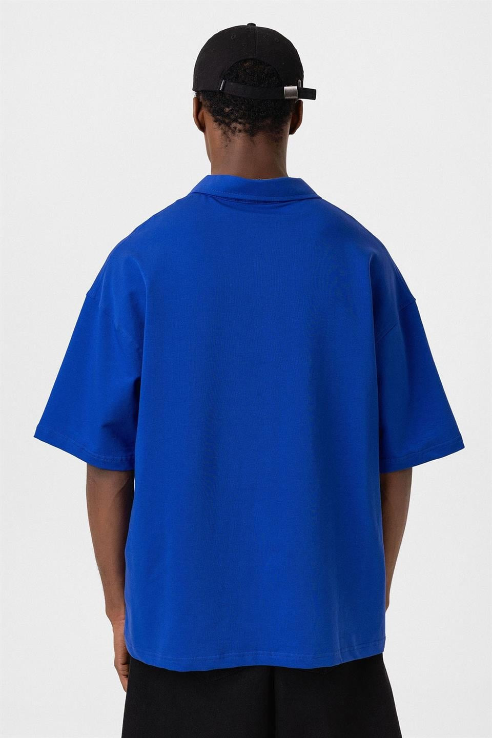 Polo Yaka Oversize Tişört