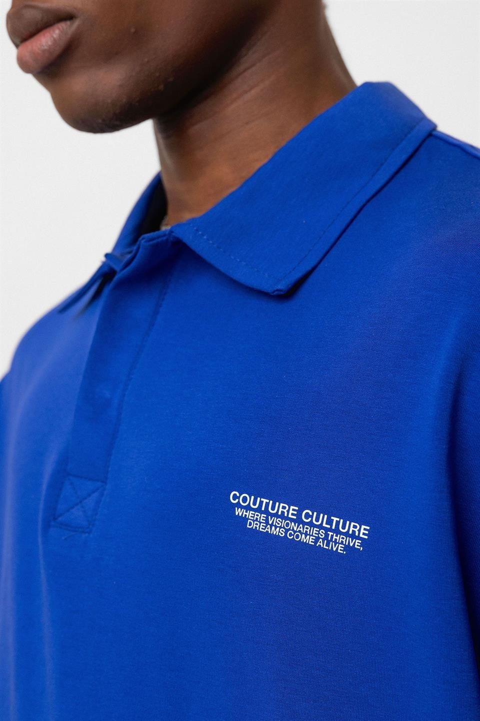 Polo Yaka Oversize Tişört