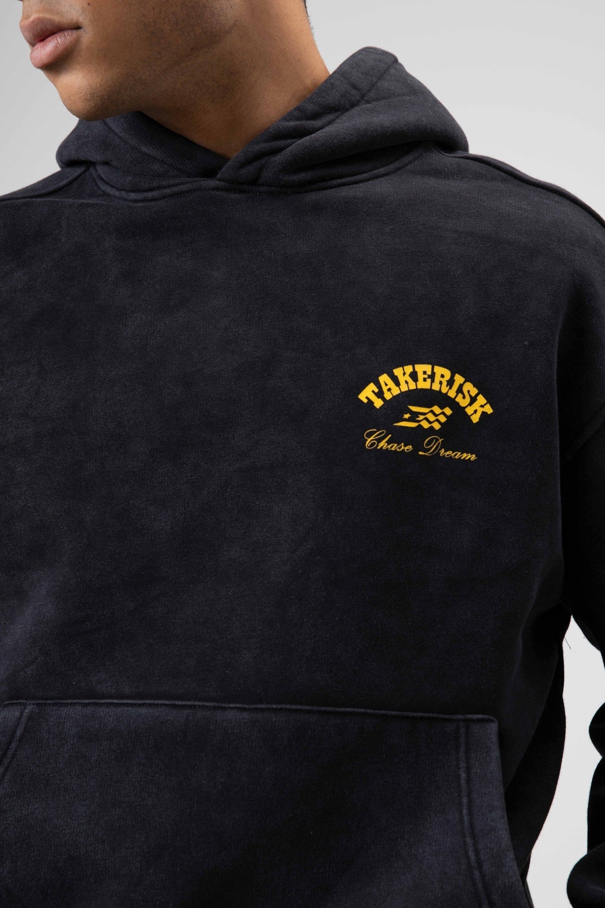 Oversize Yıkamalı Boxy Fit Kapüşonlu Sweatshirt