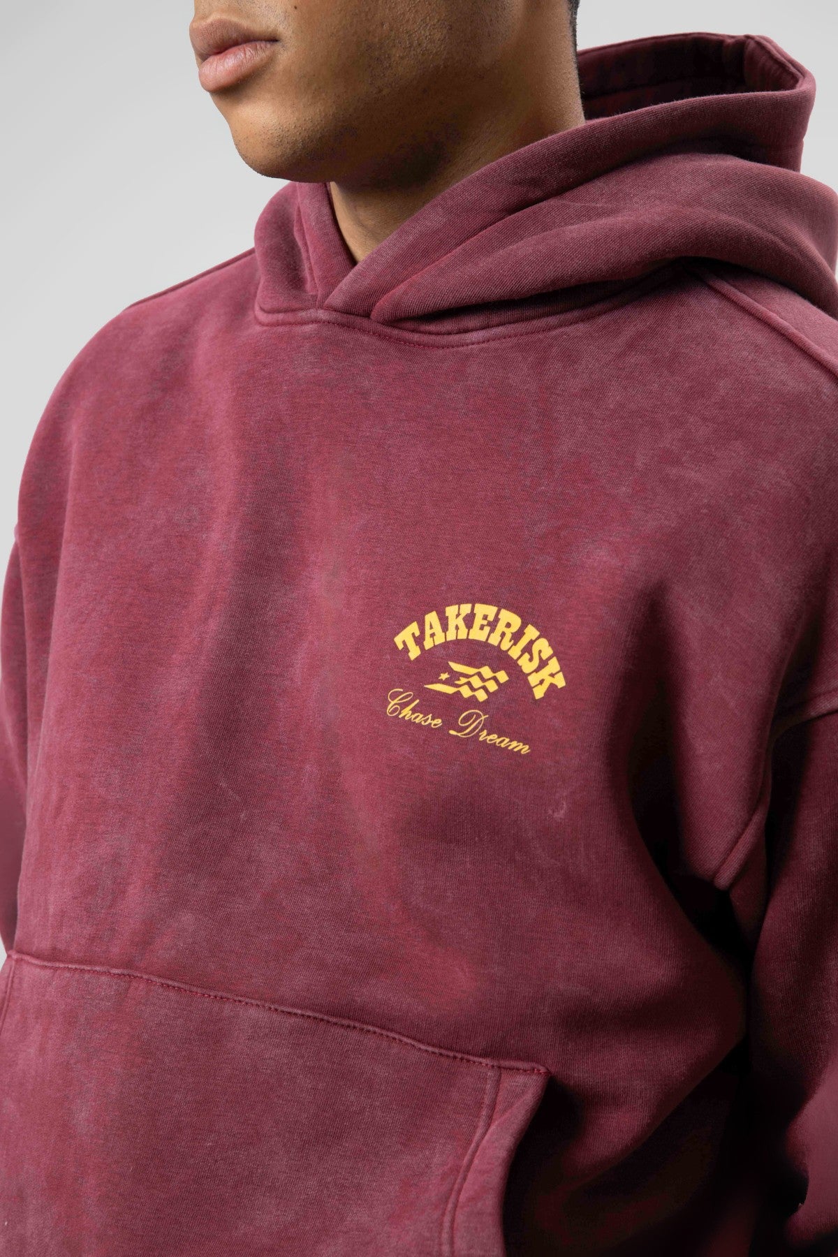 Oversize Yıkamalı Boxy Fit Kapüşonlu Sweatshirt