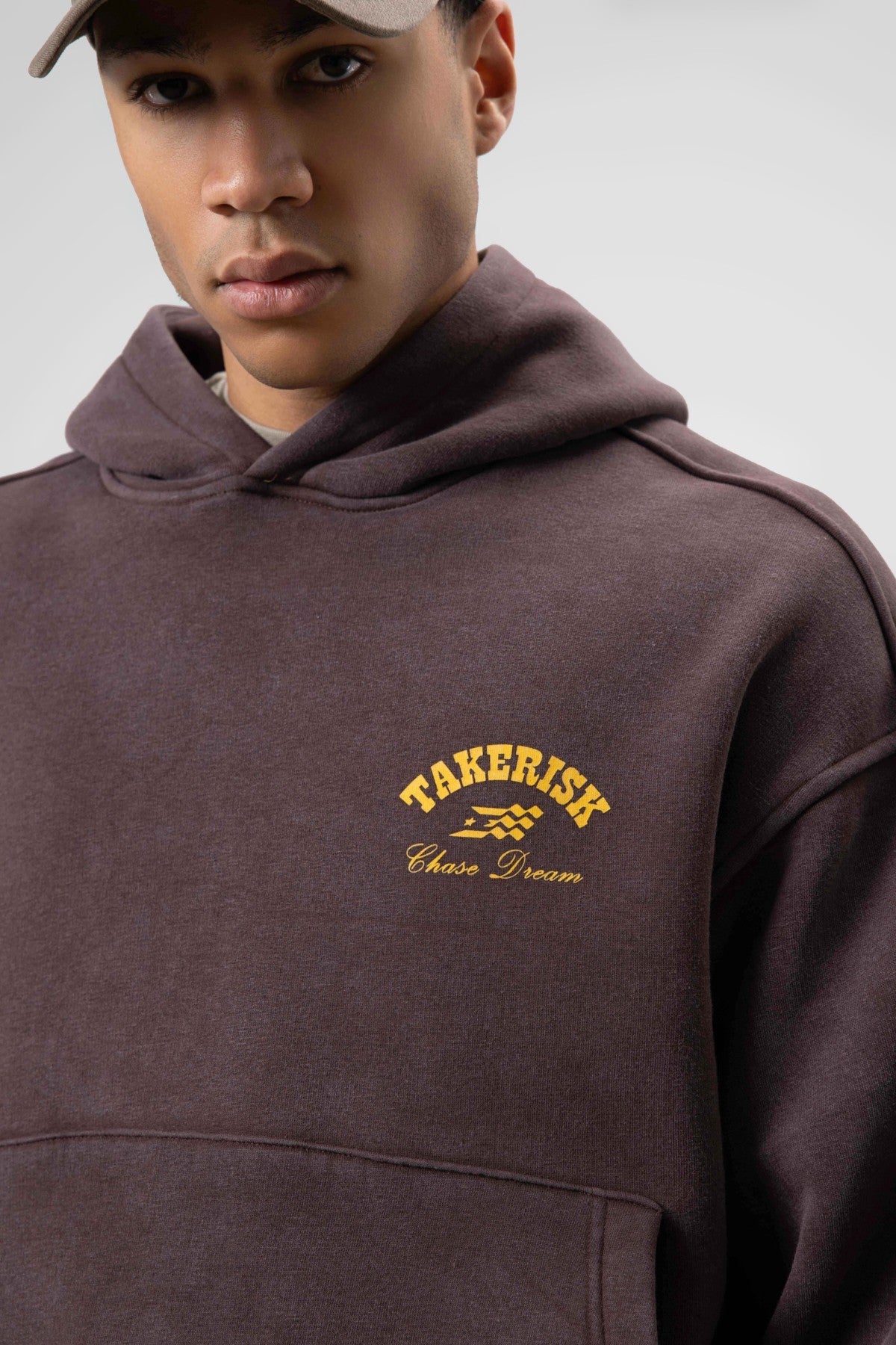 Oversize Yıkamalı Boxy Fit Kapüşonlu Sweatshirt