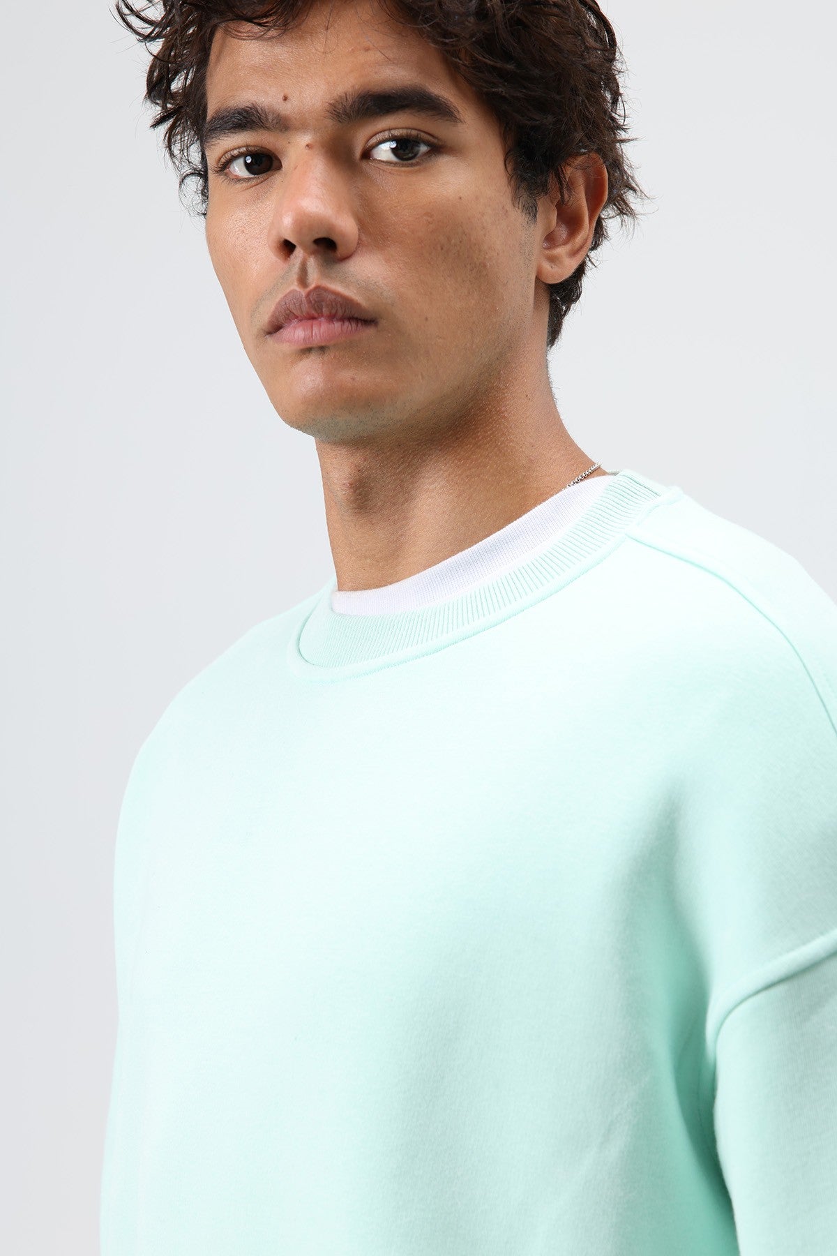 Basic Oversize Yıkamalı Sweatshirt