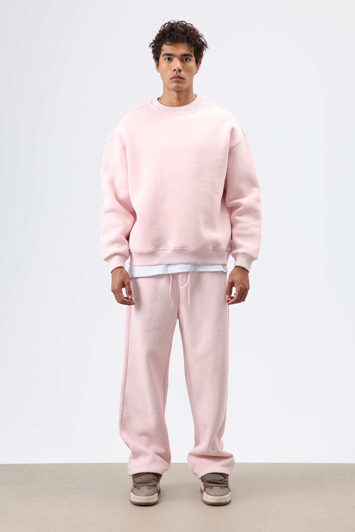 Basic Oversize Yıkamalı Sweatshirt