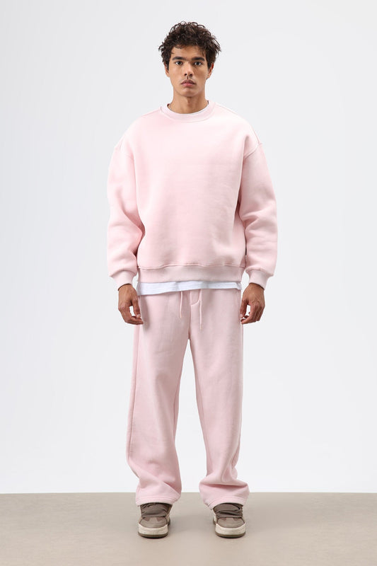 Basic Oversize Yıkamalı Sweatshirt