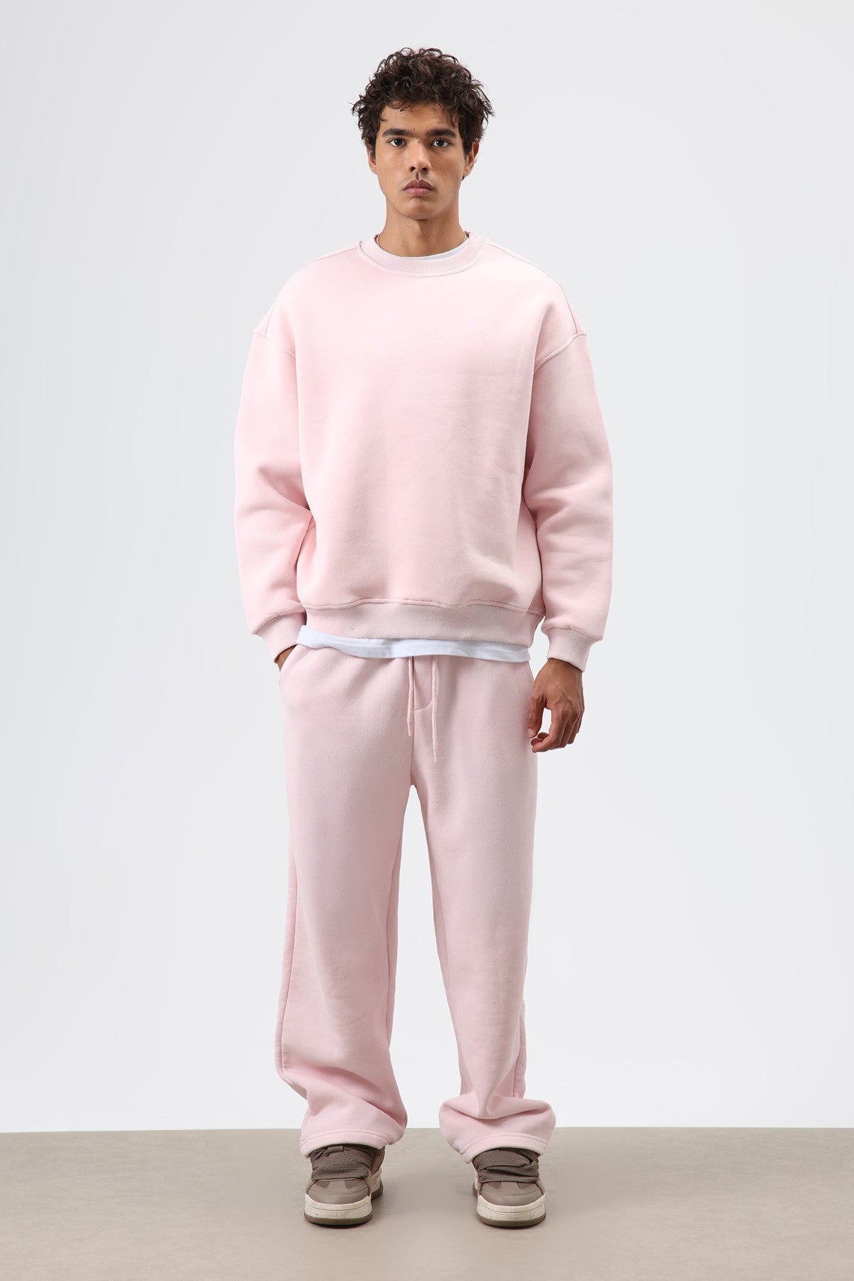 Basic Oversize Yıkamalı Sweatshirt