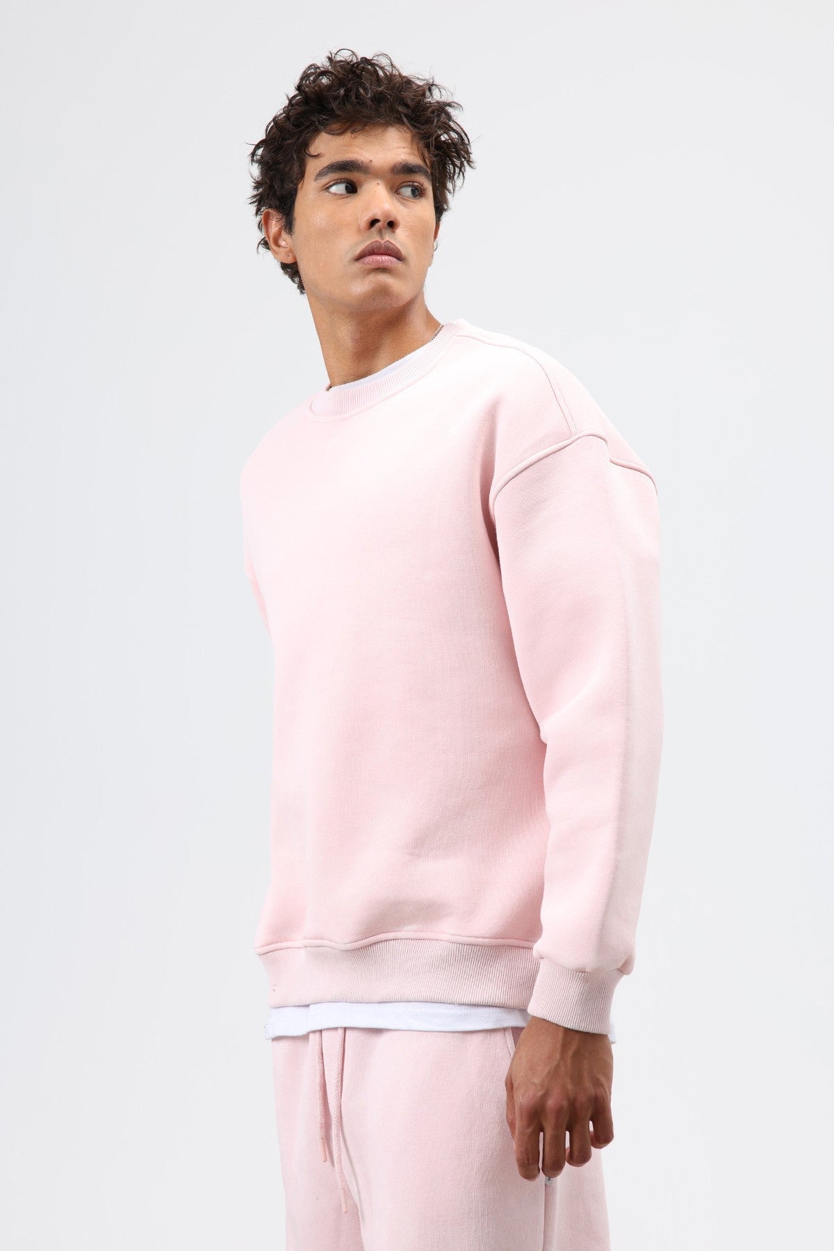 Basic Oversize Yıkamalı Sweatshirt