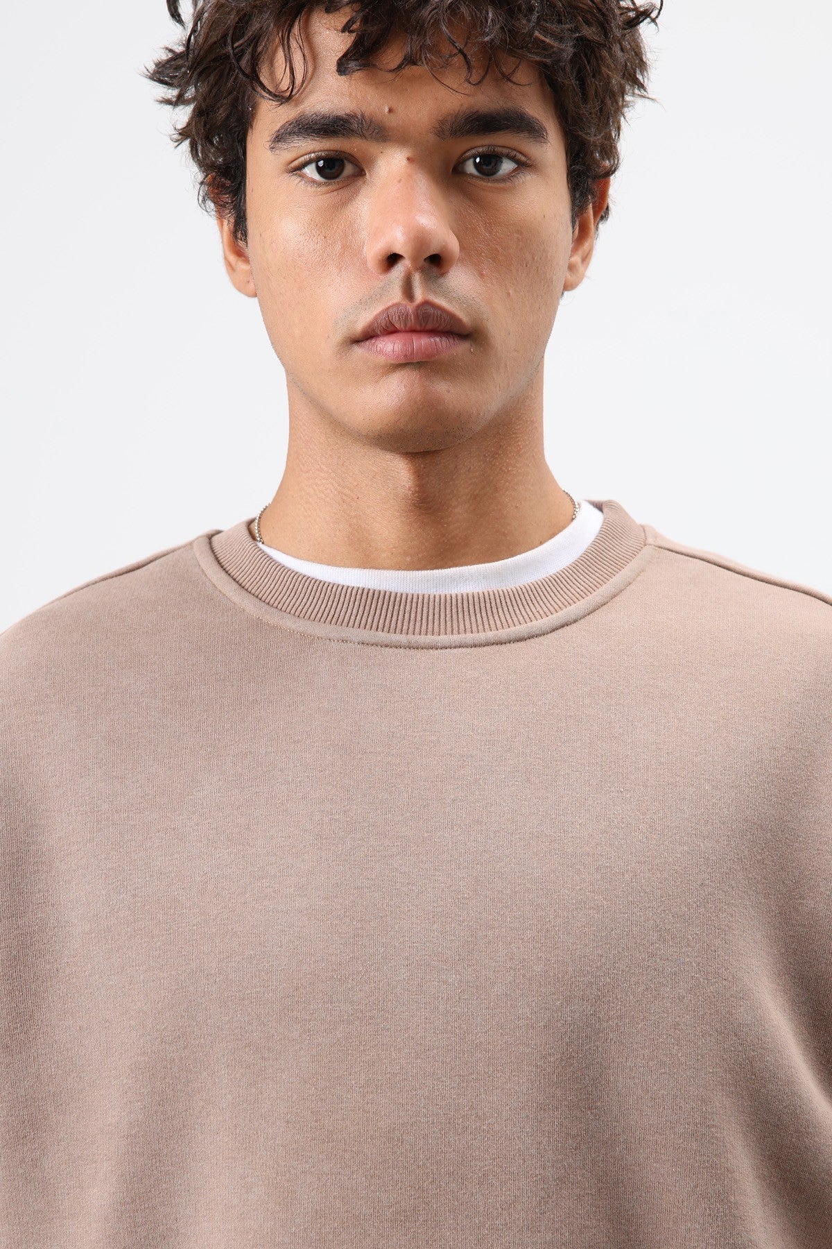 Basic Oversize Yıkamalı Sweatshirt