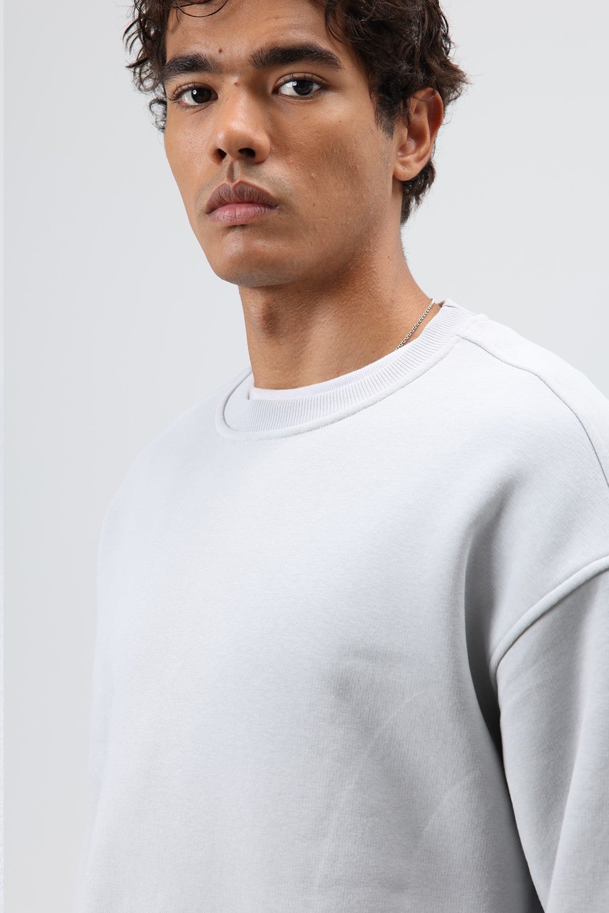 Basic Oversize Yıkamalı Sweatshirt