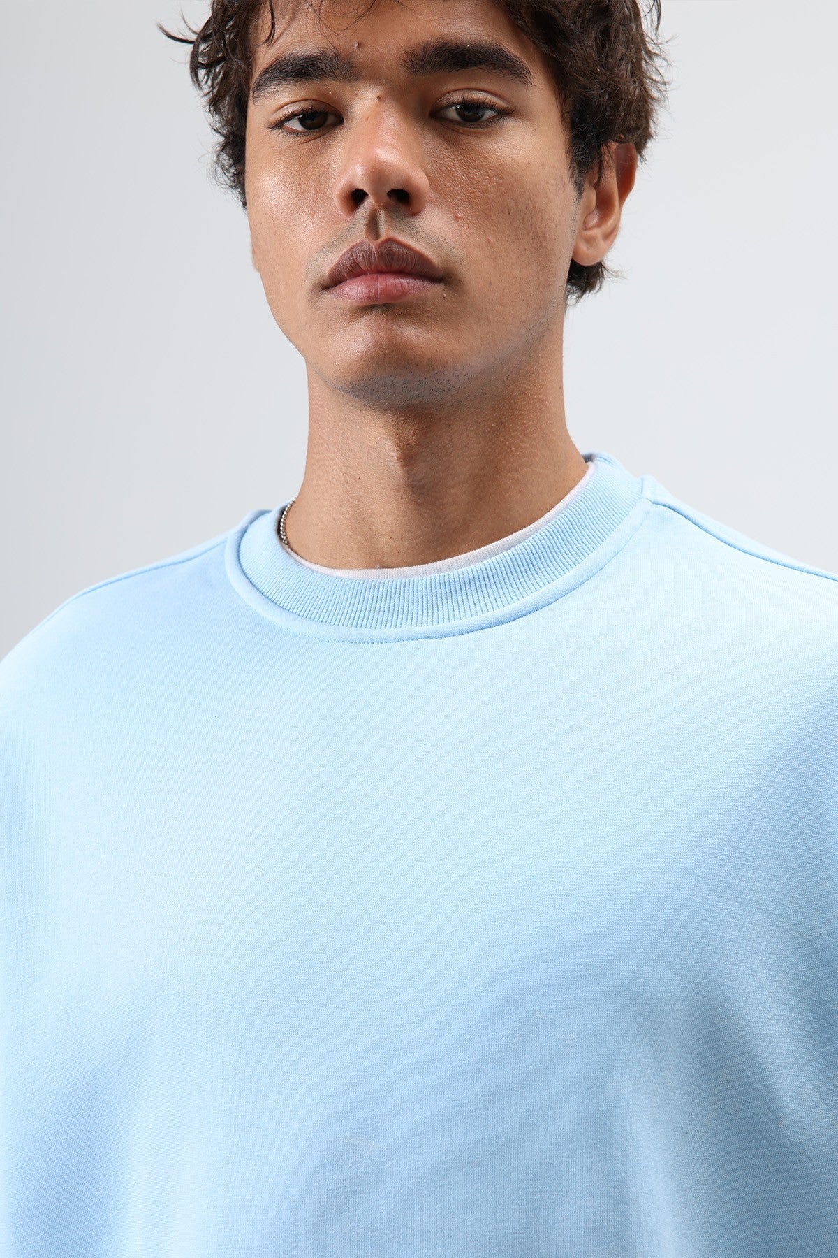 Basic Oversize Yıkamalı Sweatshirt