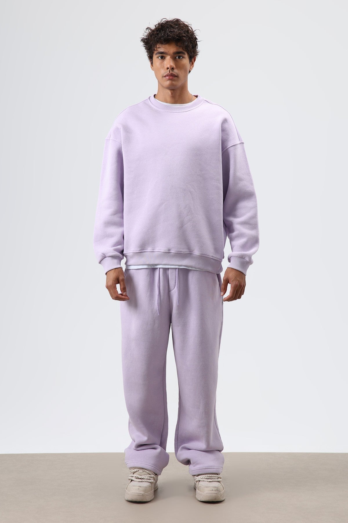 Basic Oversize Yıkamalı Sweatshirt