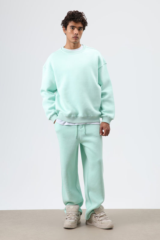 Basic Oversize Yıkamalı Sweatshirt