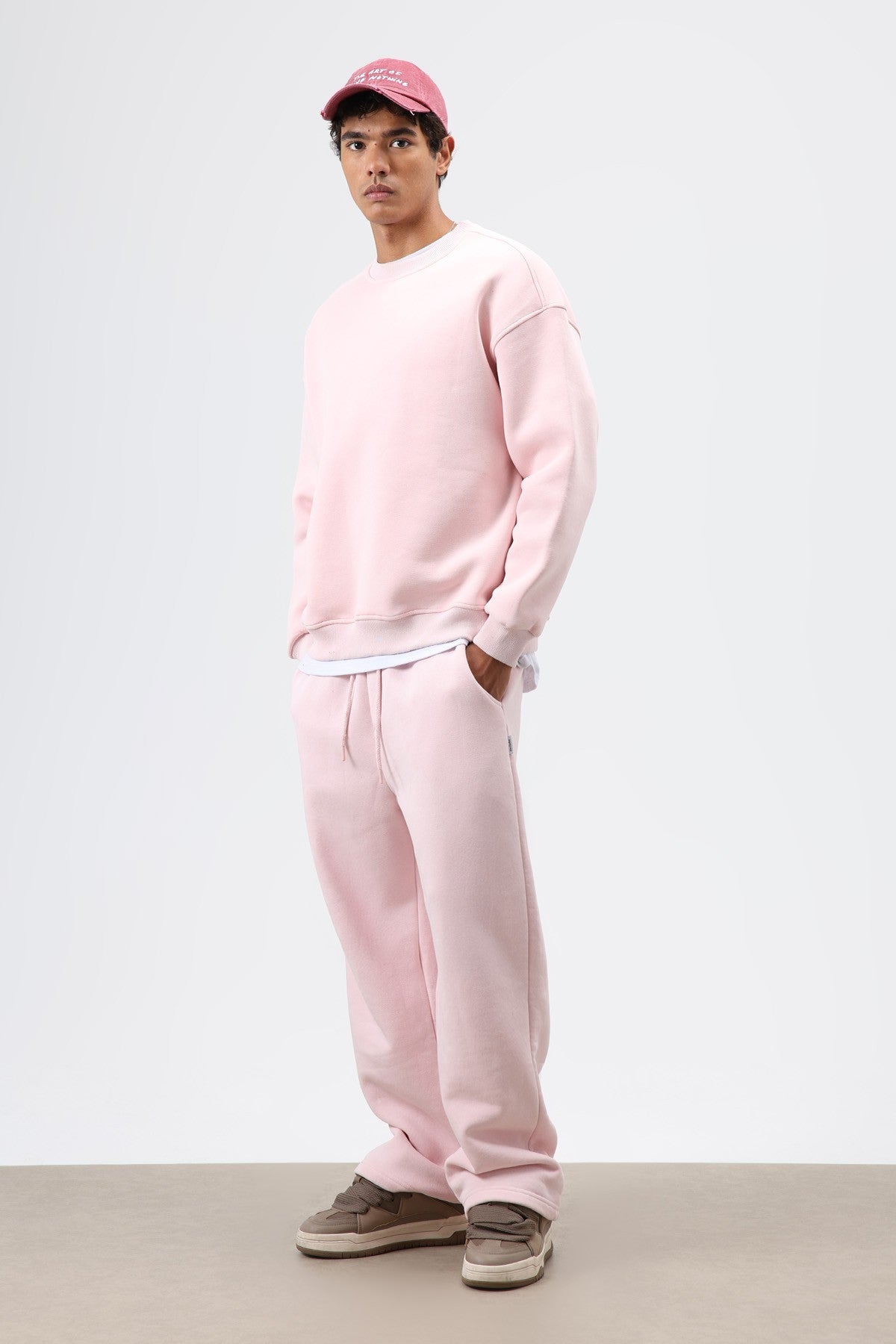 Basic Oversize Yıkamalı Sweatshirt