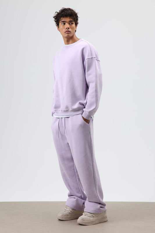 Basic Oversize Yıkamalı Sweatshirt