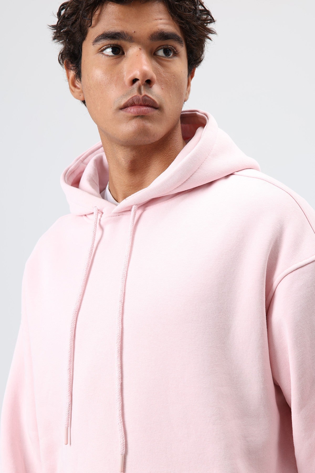 Basic Oversize Yıkamalı Hoodie